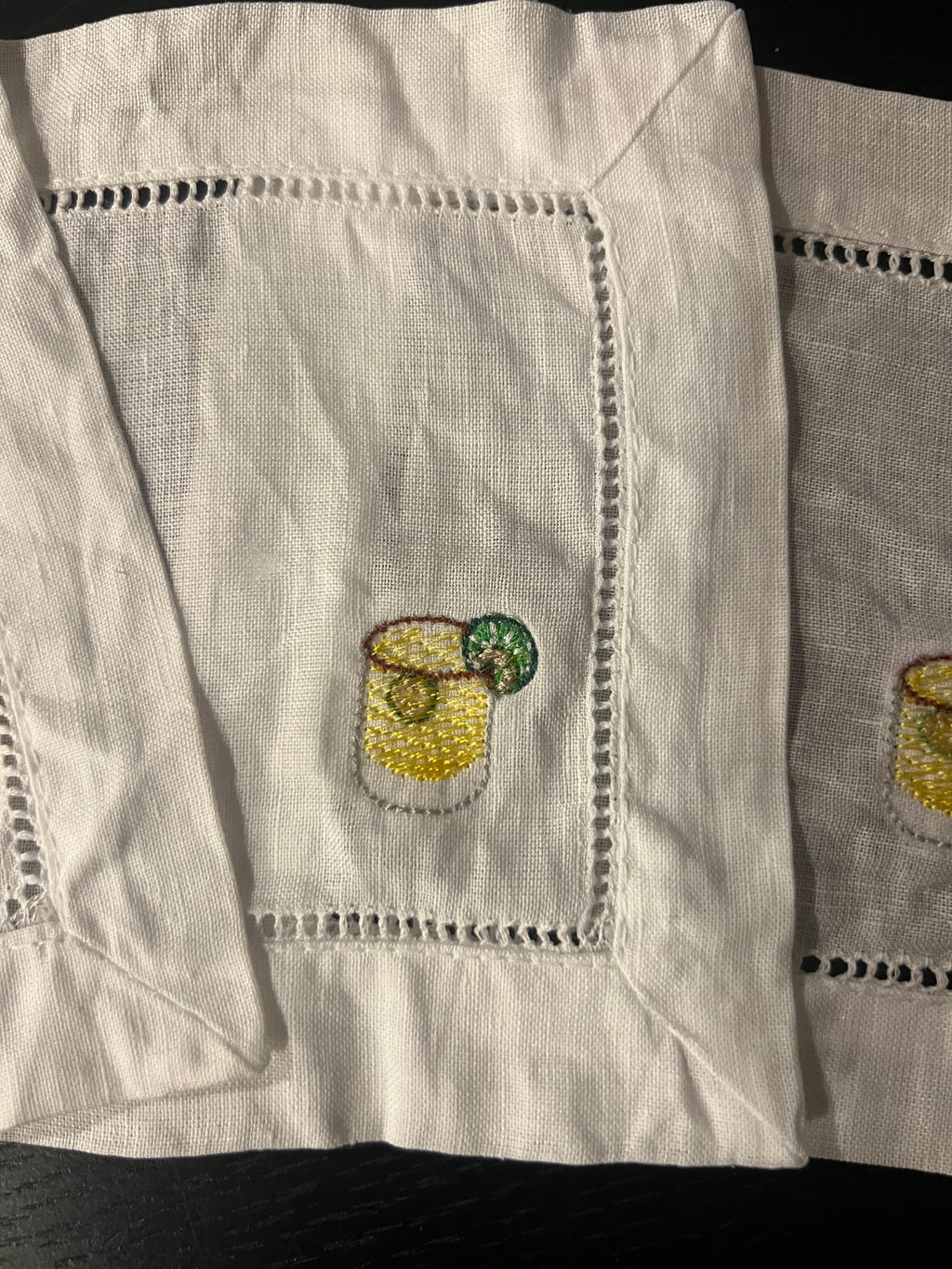 Spicy Margarita linen napkins