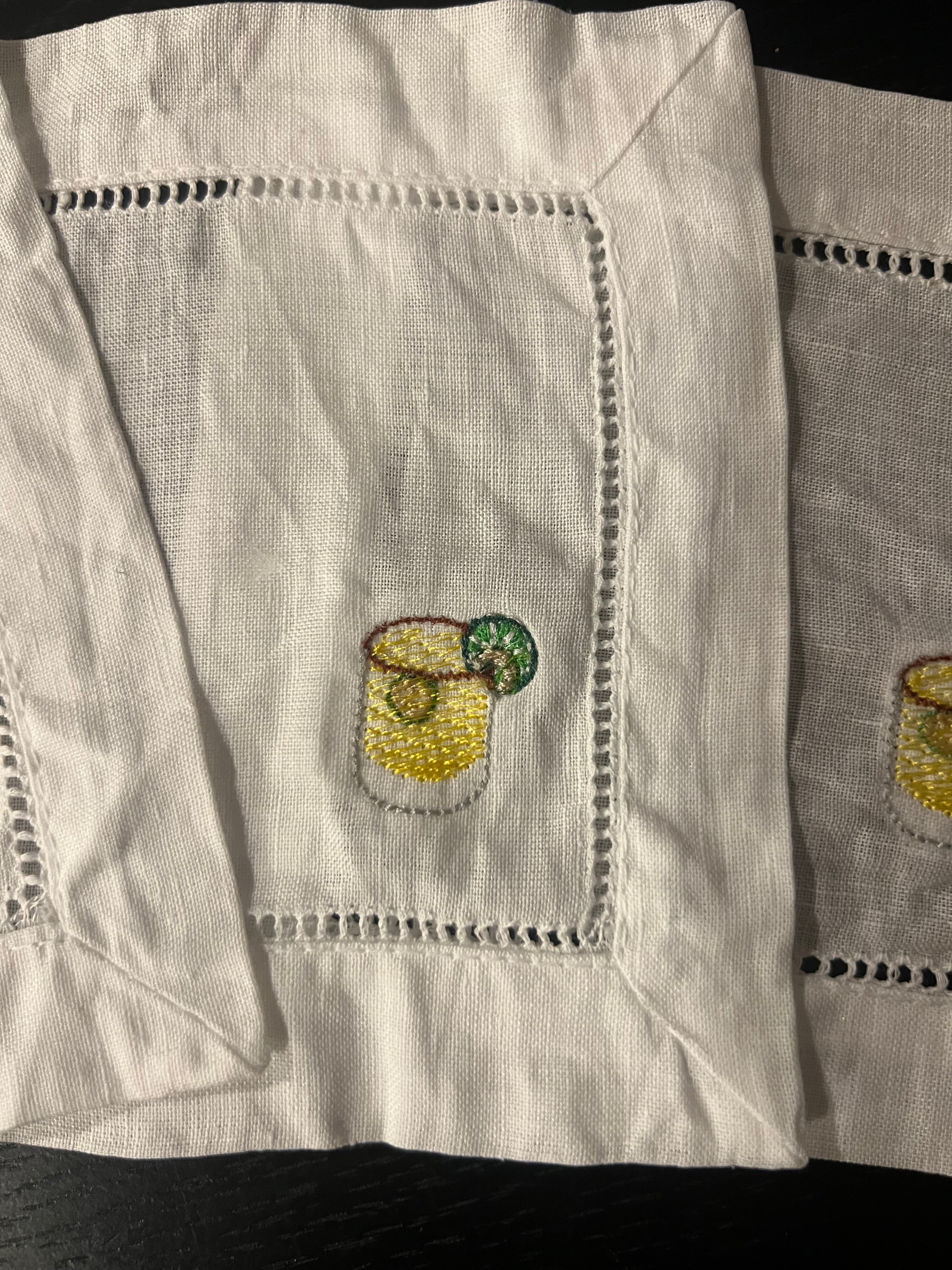 Spicy Margarita linen napkins