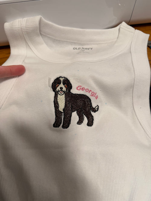 Bernedoodle tank