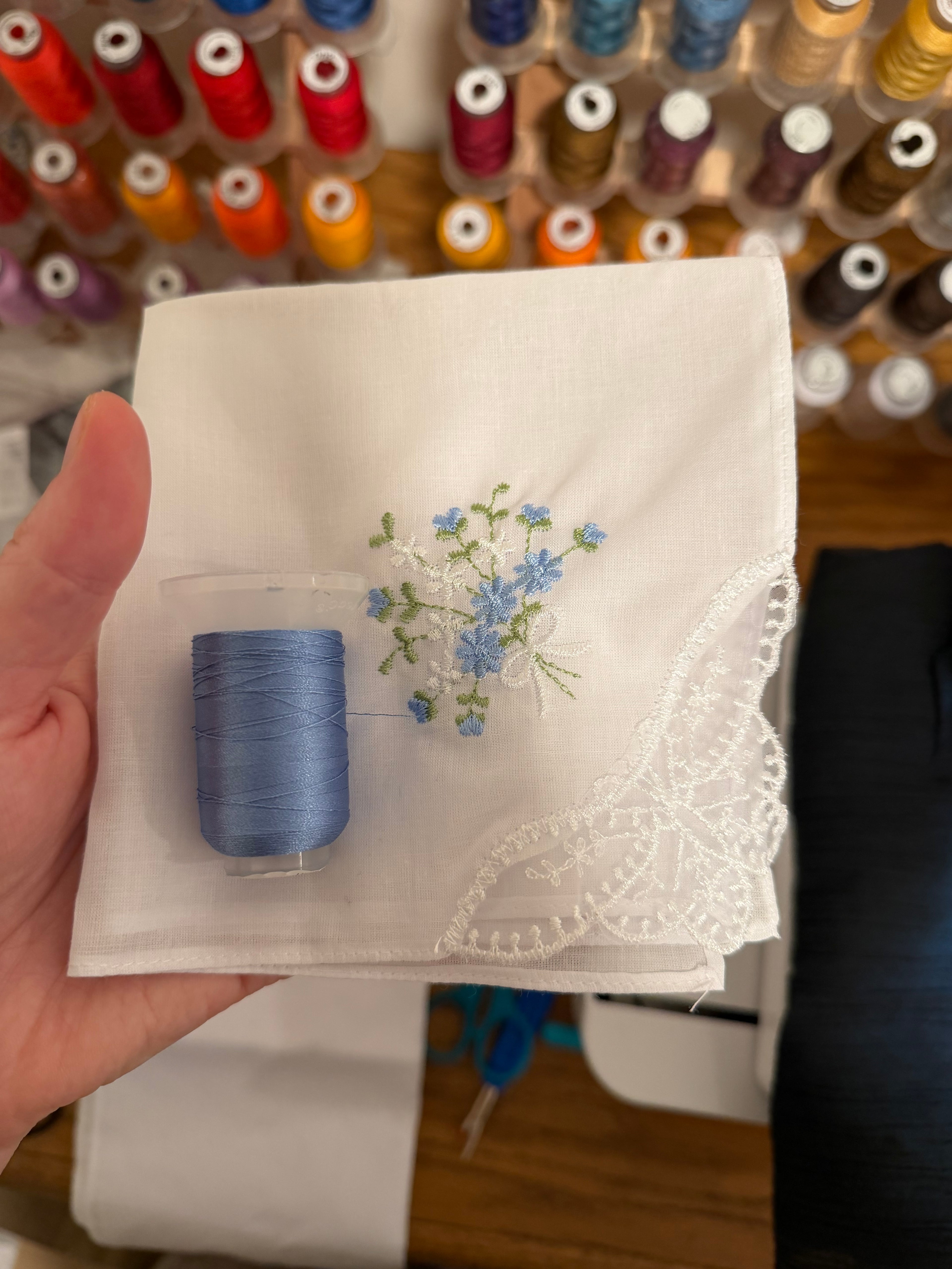 Personalized handwriting handkerchief