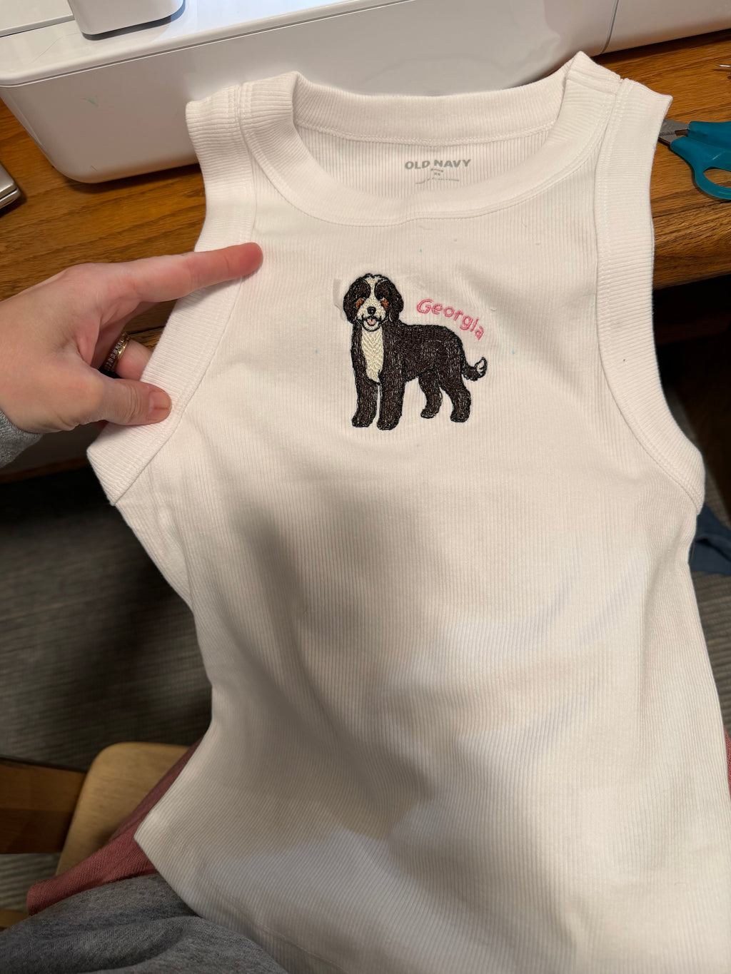 Bernedoodle tank