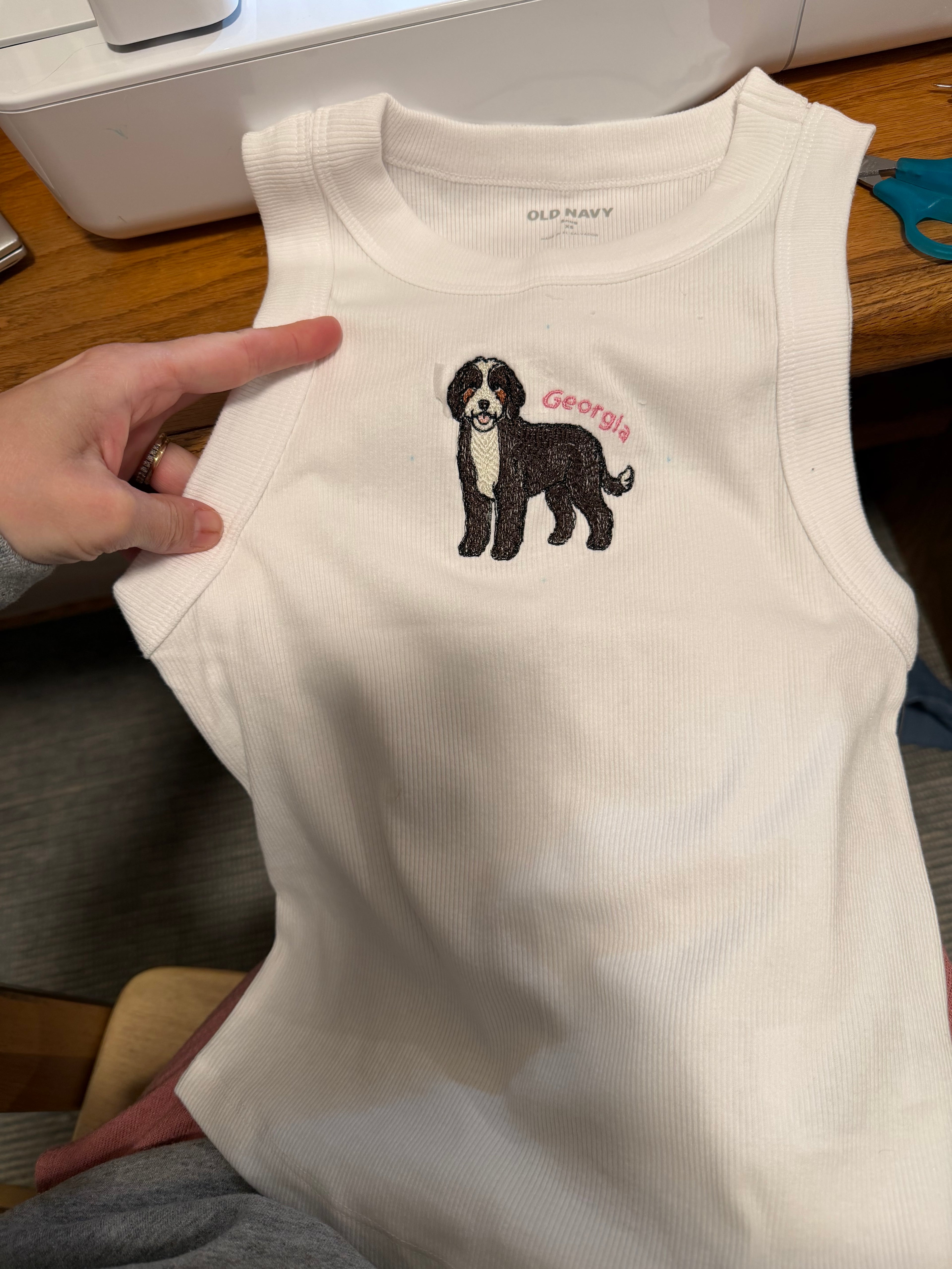 Bernedoodle tank