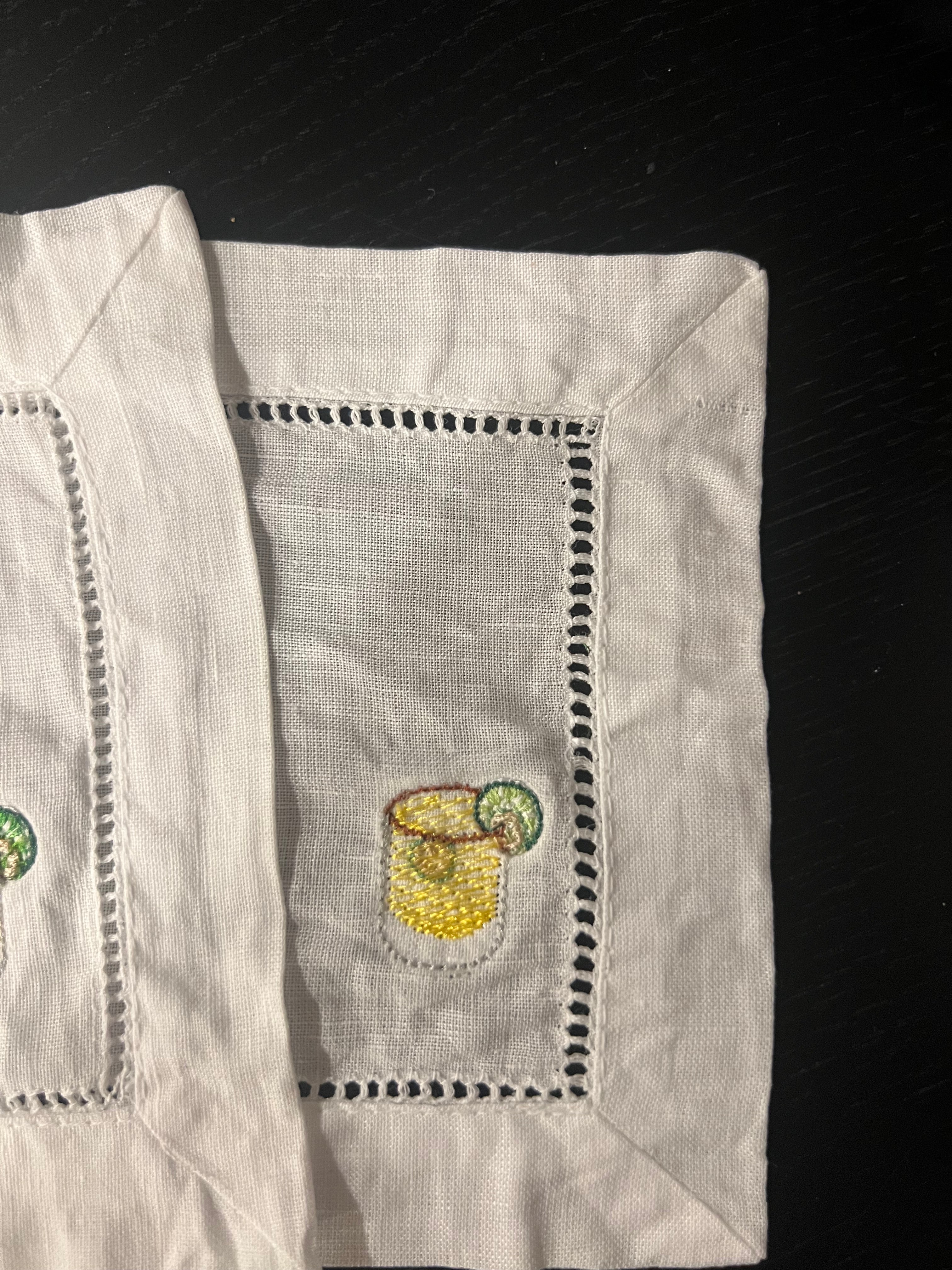 Spicy Margarita linen napkins