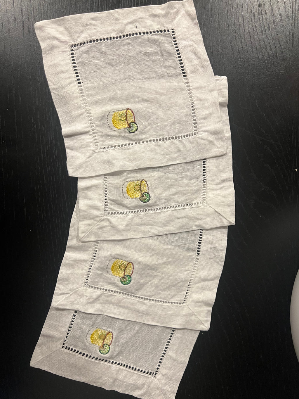 Spicy Margarita linen napkins