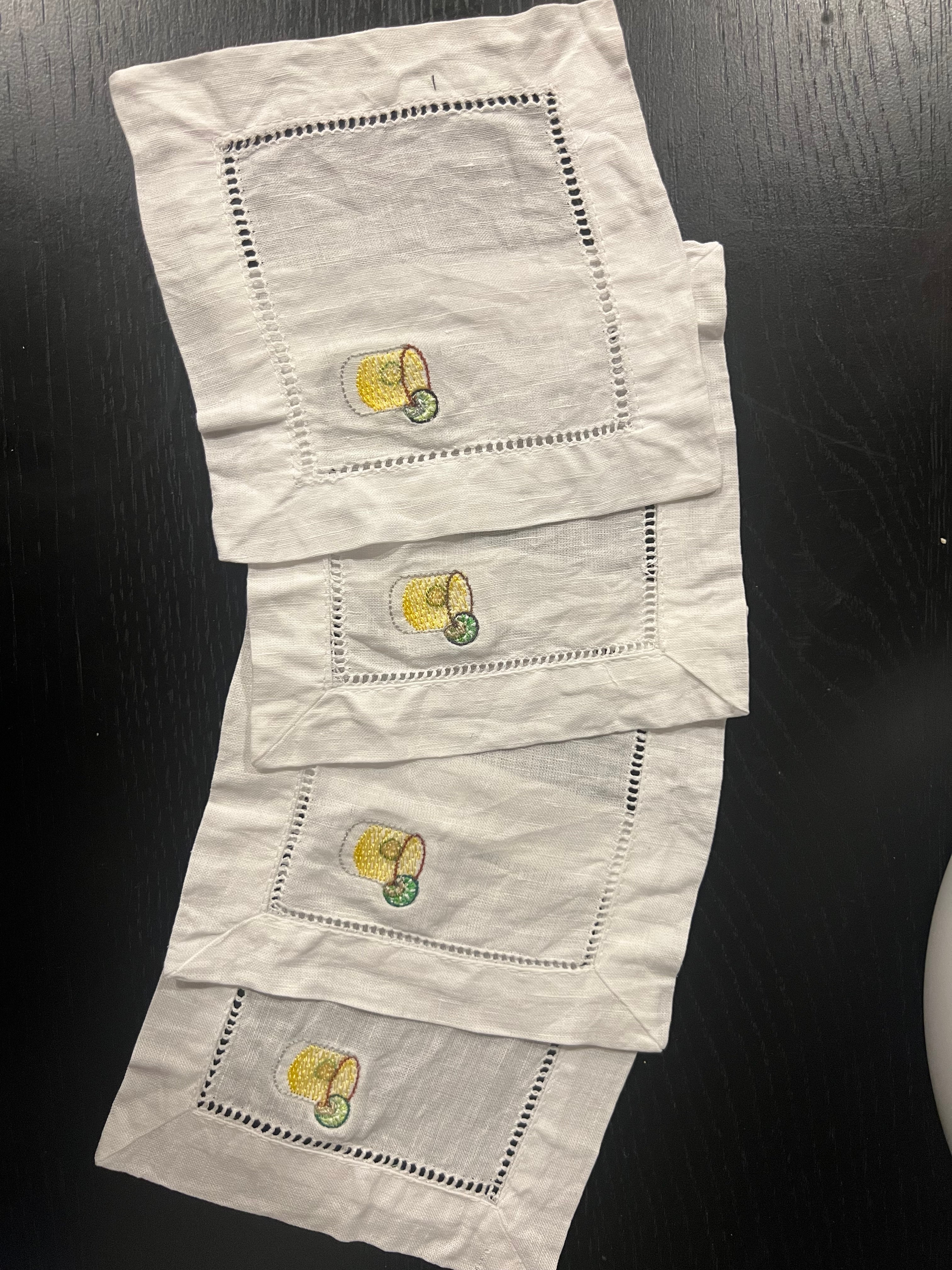 Spicy Margarita linen napkins