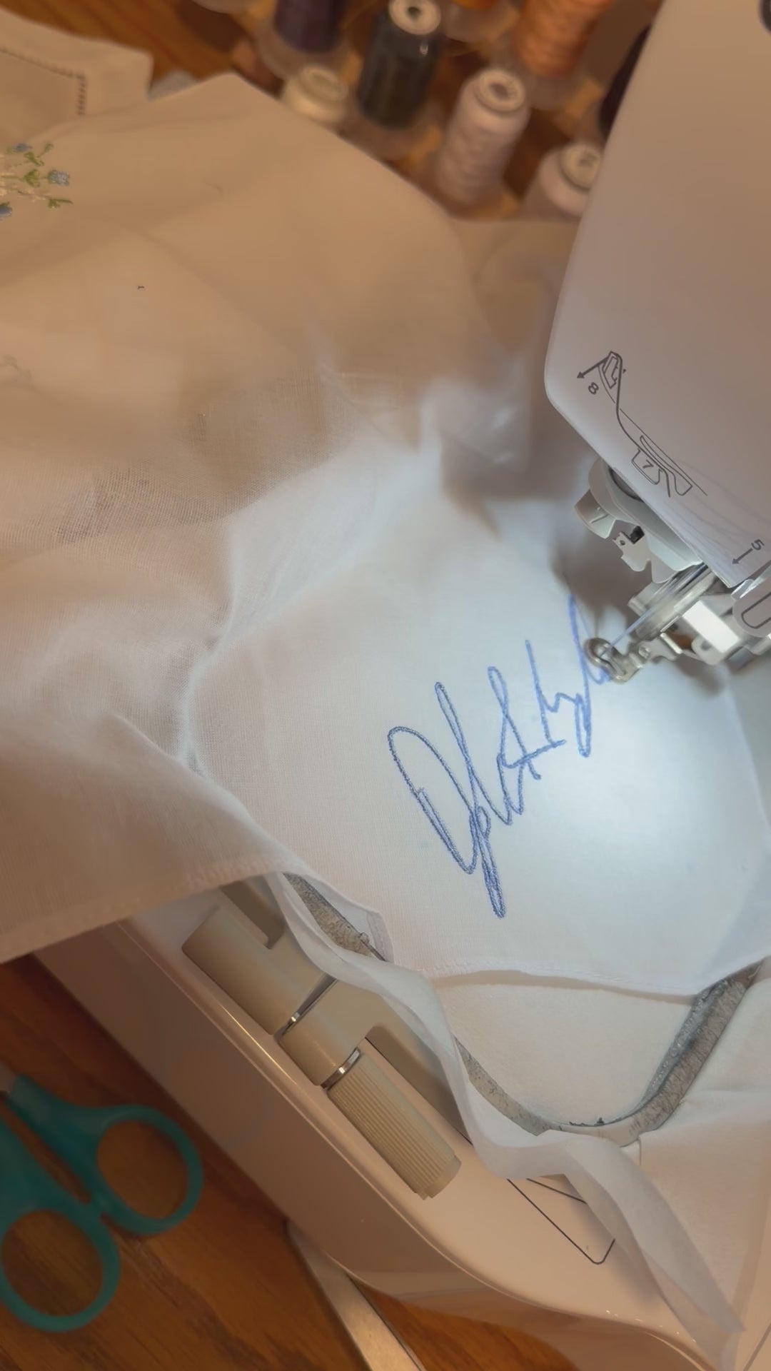 Personalized handwriting handkerchief